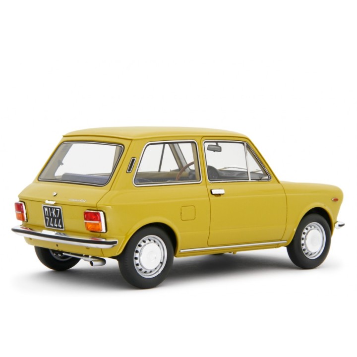 Autobianchi A112 1°Serie 1969 yellow, Laudoracing-Model 1/18 scale