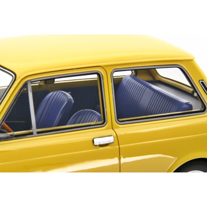Autobianchi A112 1°Serie 1969 yellow, Laudoracing-Model 1/18 scale