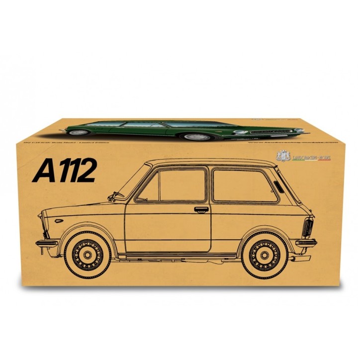 Autobianchi A112 1°Serie 1969 blue, Laudoracing-Model 1/18 scale