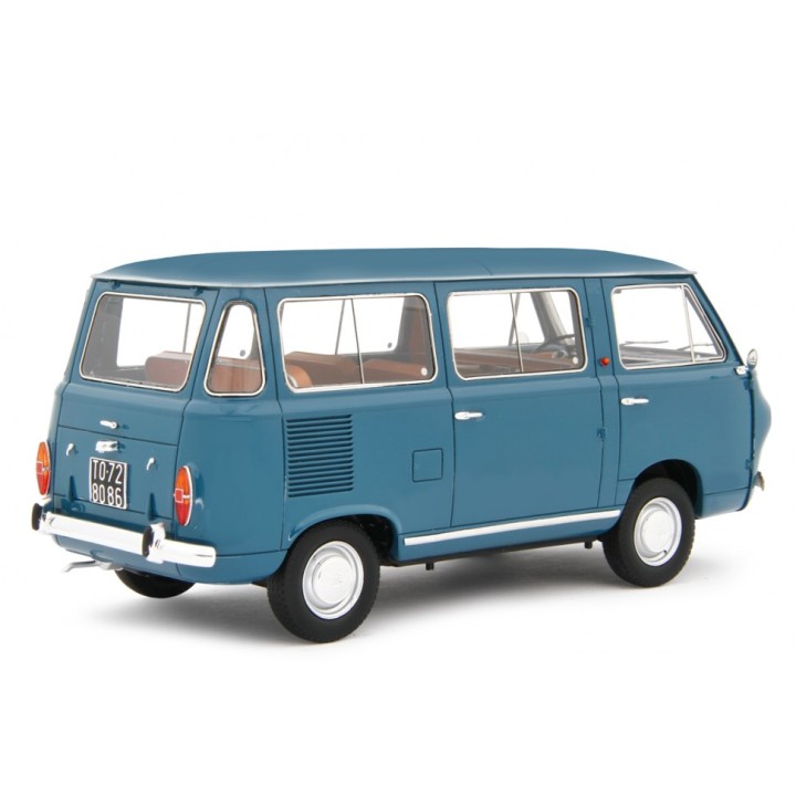 Fiat 850 Familiare 1965 modrá, Laudoracing-Model 1:18