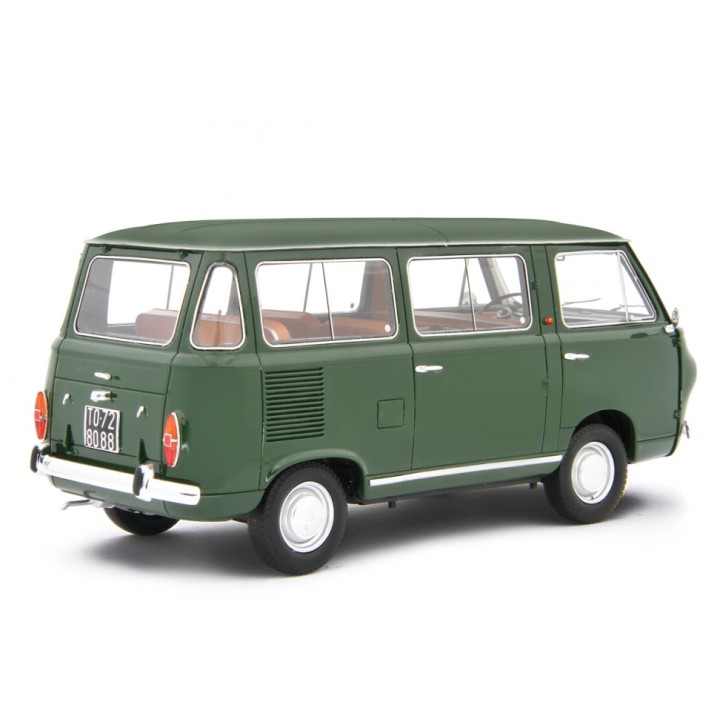 Fiat 850 Familiare 1965 green, Laudoracing-Model 1/18