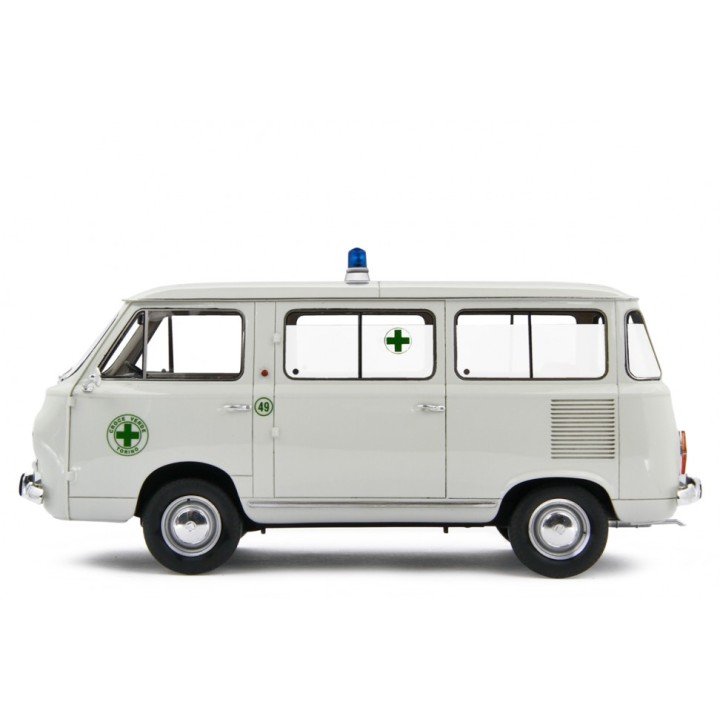 Fiat 850 Familiare Ambulance 1965 white, Laudoracing-Model 1/18