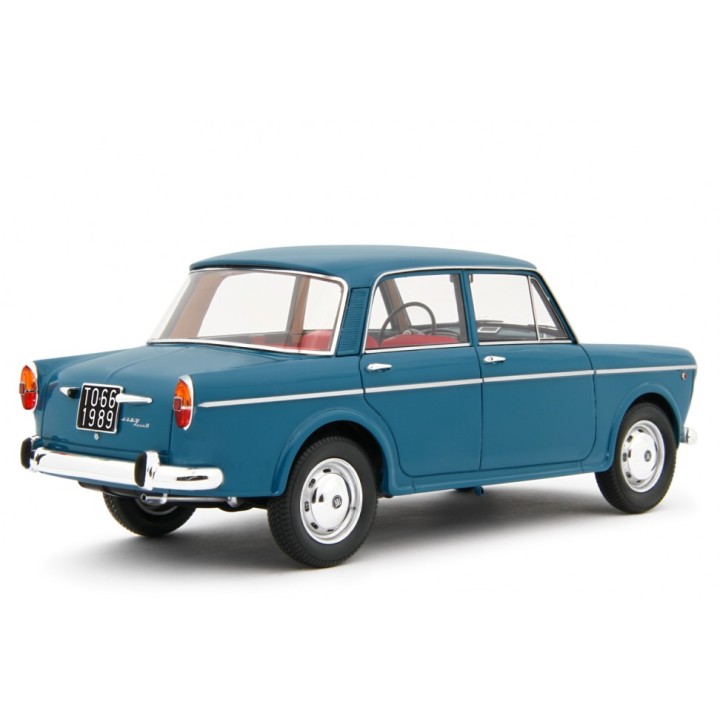 Fiat 1100D 1962 blue, Laudoracing-Model 1/18 scale