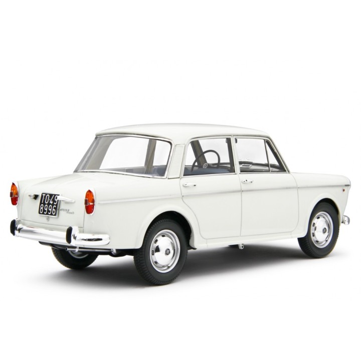 Fiat 1100D 1962 white, Laudoracing-Model 1/18 scale
