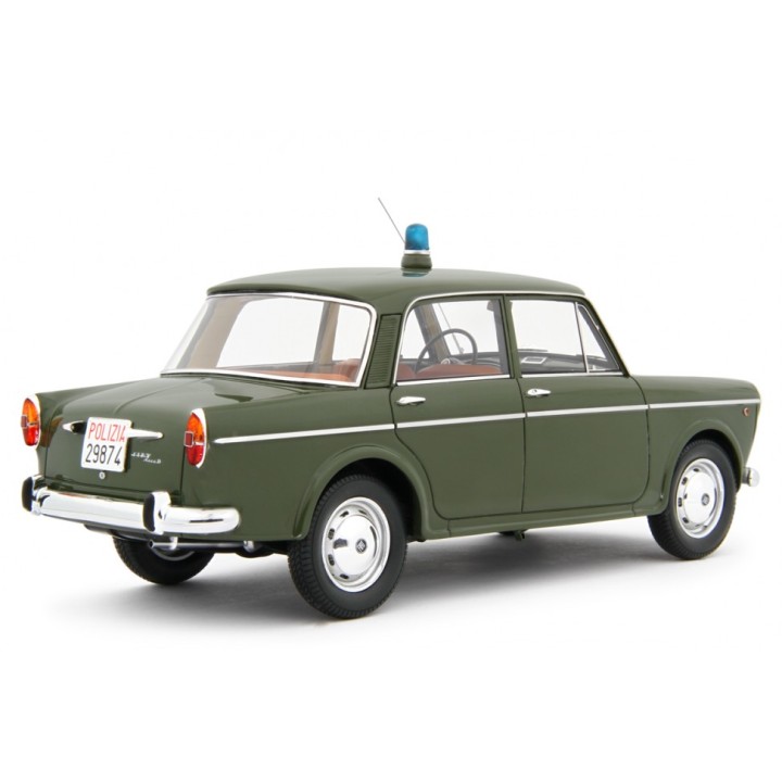 Fiat 1100D Polizia 1962 green, Laudoracing-Model 1/18 scale