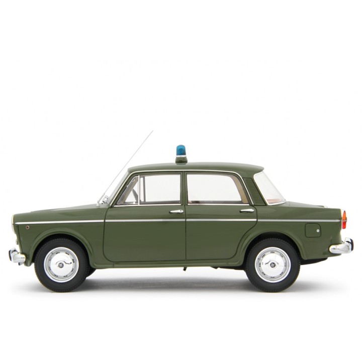 Fiat 1100D Polizia 1962 green, Laudoracing-Model 1/18 scale