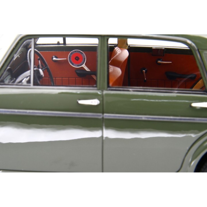 Fiat 1100D Polizia 1962 green, Laudoracing-Model 1/18 scale