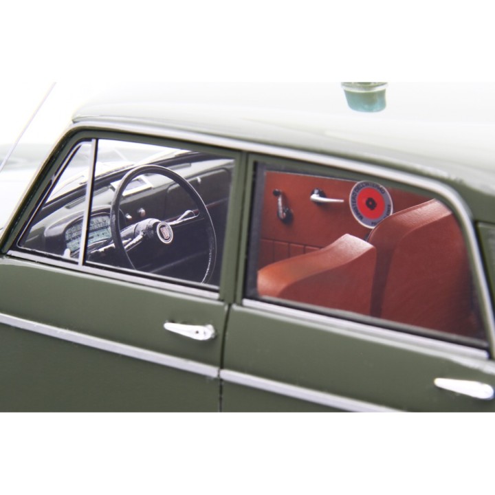 Fiat 1100D Polizia 1962 green, Laudoracing-Model 1/18 scale