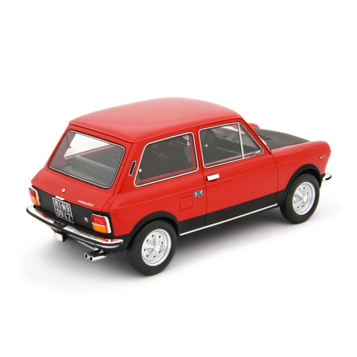 Autobianchi A112 Abarth 58HP 1°Serie 1969 red, Laudoracing-Model 1/18 scale