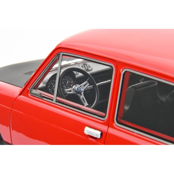 Autobianchi A112 Abarth 58HP 1. série 1971 červená, Laudoracing-Model 1:18