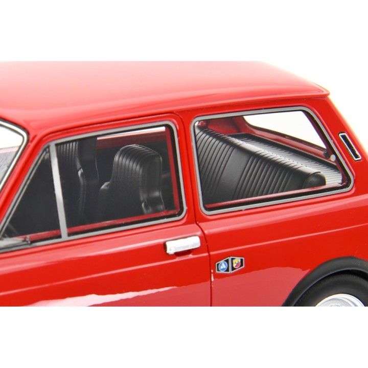 Autobianchi A112 Abarth 58HP 1°Serie 1969 red, Laudoracing-Model 1/18 scale