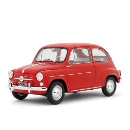 Fiat 600D Berlina 1960 red, Laudoracing-Model 1/18 scale