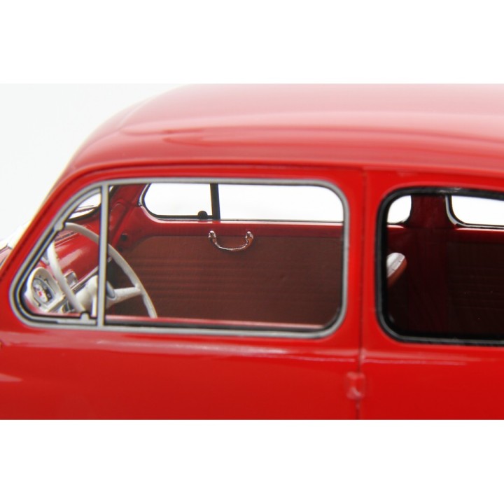 Fiat 600D Berlina 1960 red, Laudoracing-Model 1/18 scale