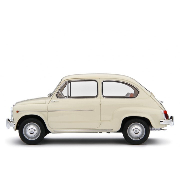 Fiat 600D Berlina 1960 beige, Laudoracing-Model 1/18 scale