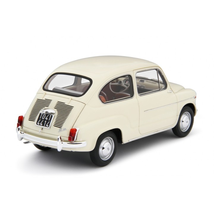 Fiat 600D Berlina 1960 beige, Laudoracing-Model 1/18 scale