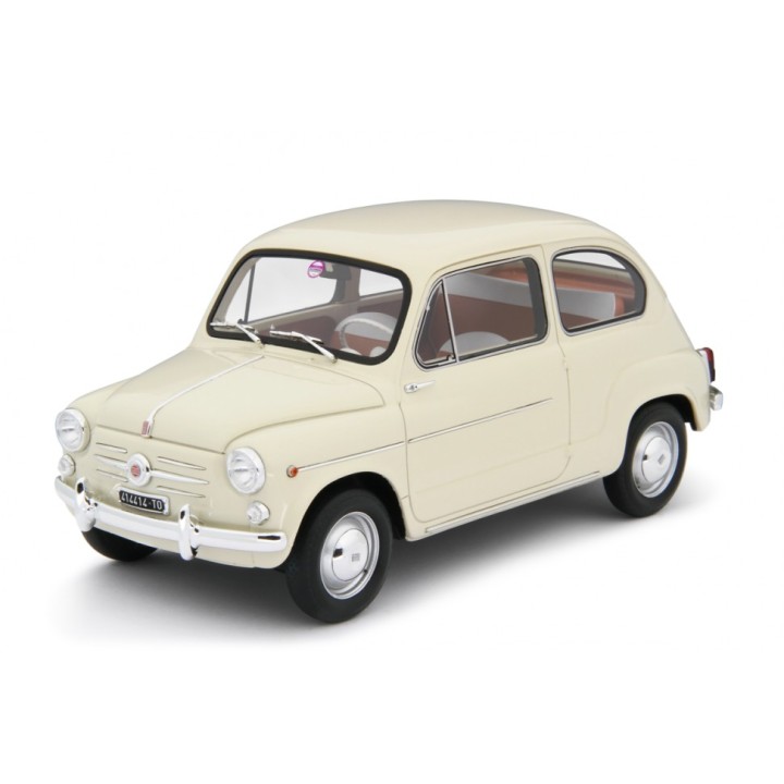 Fiat 600D Berlina 1960 béžová, Laudoracing-Model 1:18