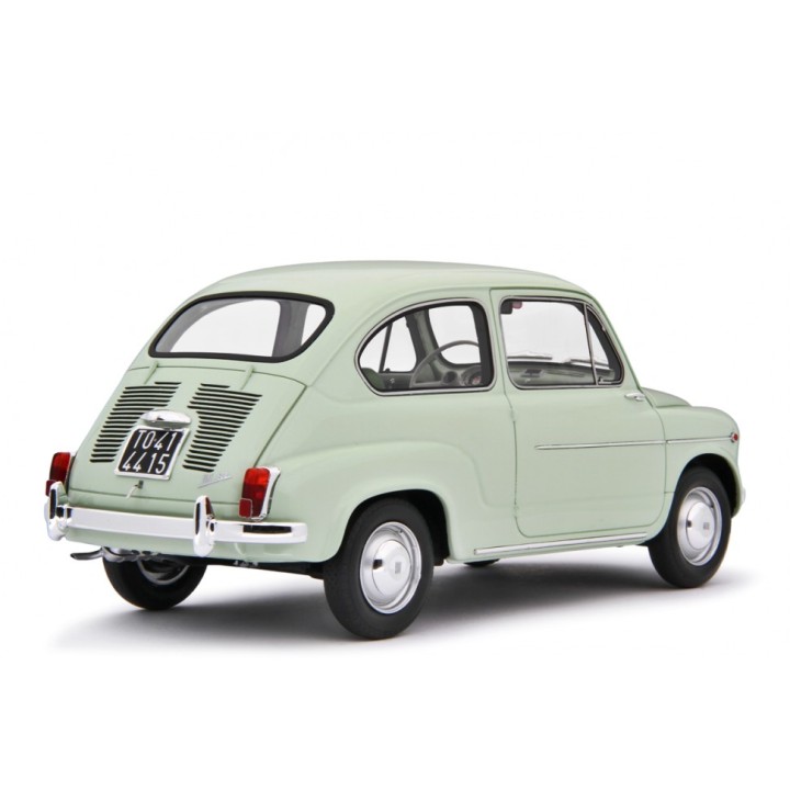 Fiat 600D Berlina 1960 green, Laudoracing-Model 1/18 scale