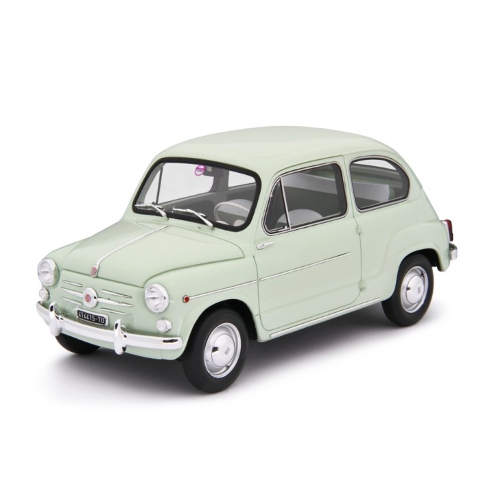Fiat 600D Berlina 1960 zelená, Laudoracing-Model 1:18