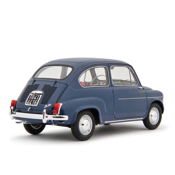Fiat 600D Berlina 1960 blue, Laudoracing-Model 1/18 scale