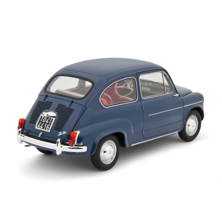 Fiat 600D Berlina 1960 blue, Laudoracing-Model 1/18 scale