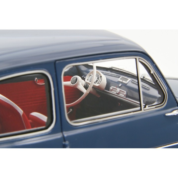 Fiat 600D Berlina 1960 blue, Laudoracing-Model 1/18 scale