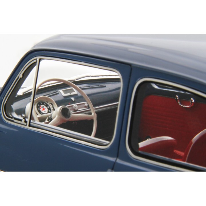 Fiat 600D Berlina 1960 blue, Laudoracing-Model 1/18 scale