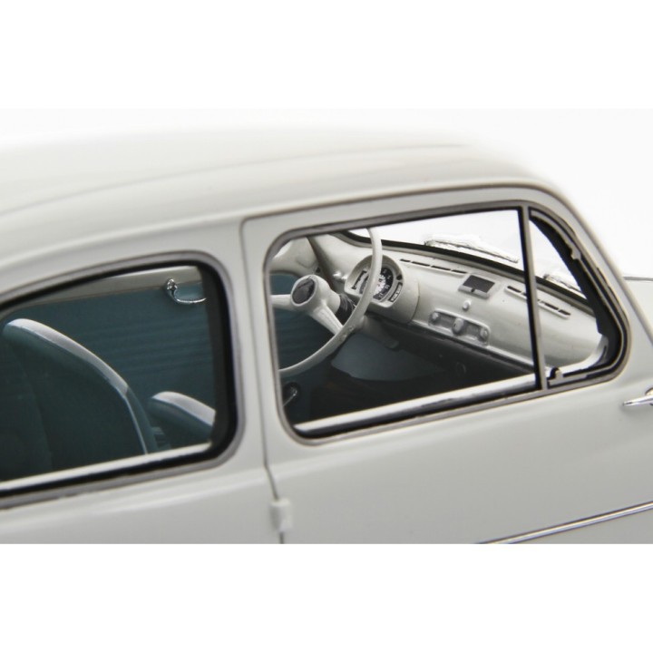Fiat 600D Berlina 1960 white, Laudoracing-Model 1/18 scale