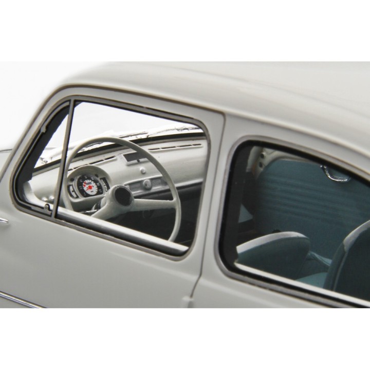 Fiat 600D Berlina 1960 white, Laudoracing-Model 1/18 scale