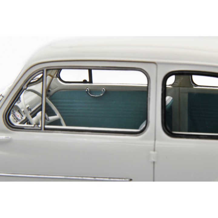 Fiat 600D Berlina 1960 white, Laudoracing-Model 1/18 scale