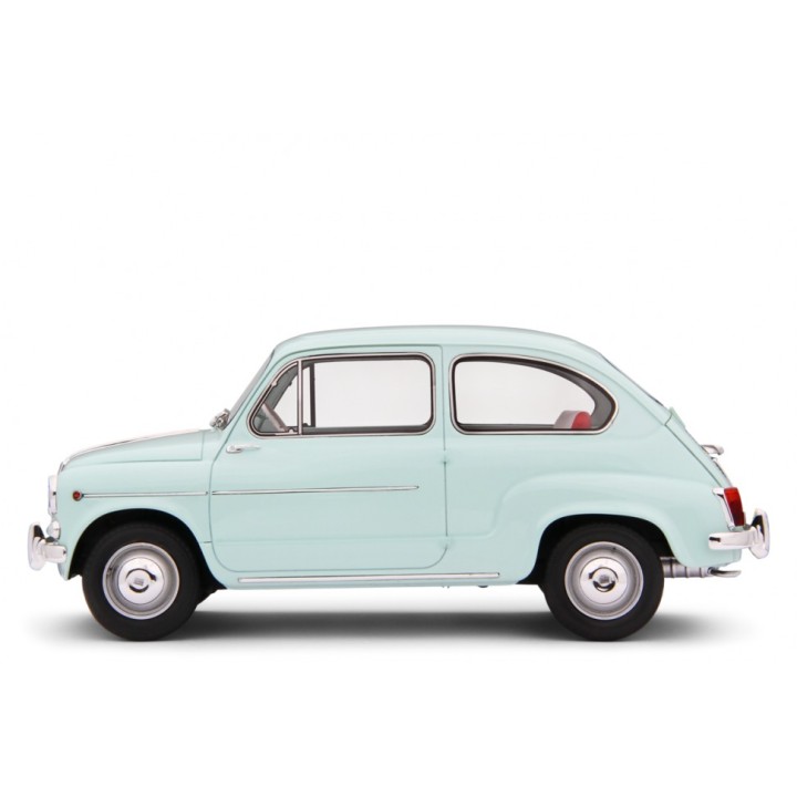 Fiat 600D Berlina 1960 světle modrá, Laudoracing-Model 1:18