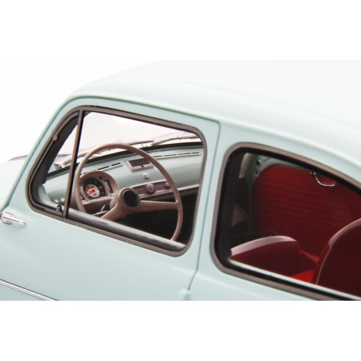 Fiat 600D Berlina 1960 světle modrá, Laudoracing-Model 1:18