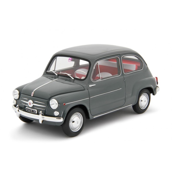 Fiat 600D Berlina 1960 šedá, Laudoracing-Model 1:18