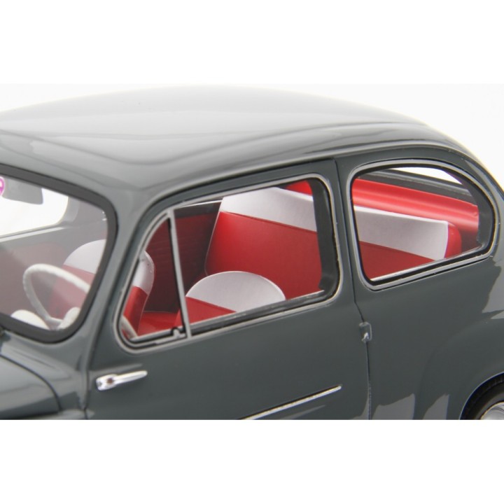 Fiat 600D Berlina 1960 šedá, Laudoracing-Model 1:18