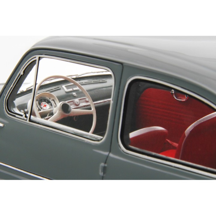 Fiat 600D Berlina 1960 grey, Laudoracing-Model 1/18 scale