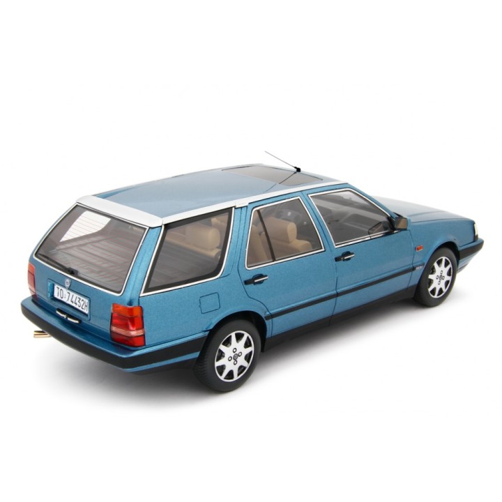 Lancia Thema Station Wagon T.D. 1988 blue, Laudoracing-Model 1/18 scale