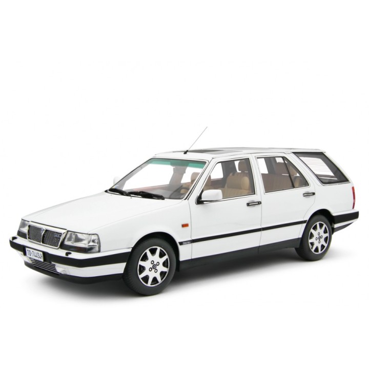 Lancia Thema Station Wagon T.D. 1988 silver, Laudoracing-Model 1/18 scale