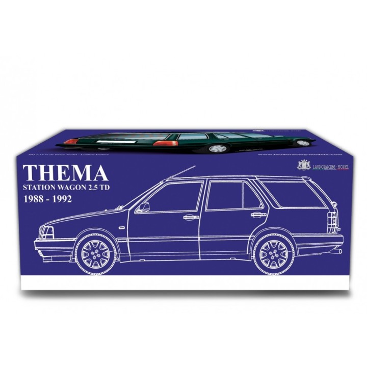 Lancia Thema Station Wagon T.D. 1988 silver, Laudoracing-Model 1/18 scale