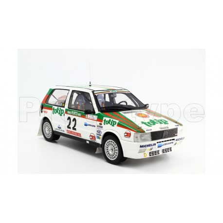 Fiat Uno Turbo i.e. Rally Portugal 1986 Nr.22, Laudoracing-Model 1/18 scale