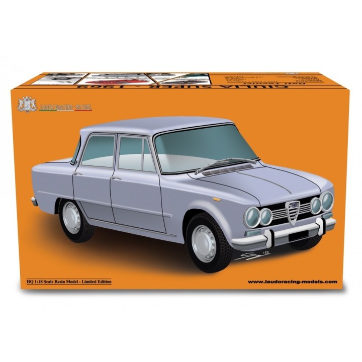 Alfa Romeo Giulia Super 1969 red, Laudoracing-Model 1/18 scale
