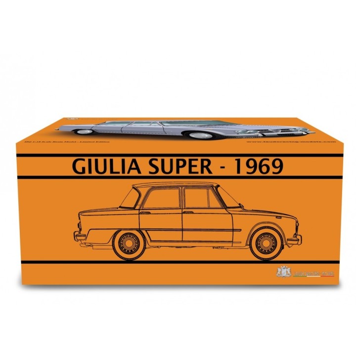 Alfa Romeo Giulia Super 1969 grey, Laudoracing-Model 1/18 scale