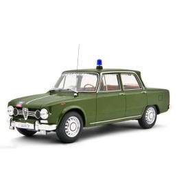 Alfa Romeo Giulia Super Carabinieri 1969 green, Laudoracing-Model 1/18 scale