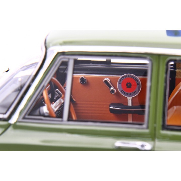 Alfa Romeo Giulia Super Carabinieri 1969 green, Laudoracing-Model 1/18 scale