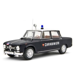 Alfa Romeo Giulia Super Carabinieri 1969 blue, Laudoracing-Model 1/18 scale