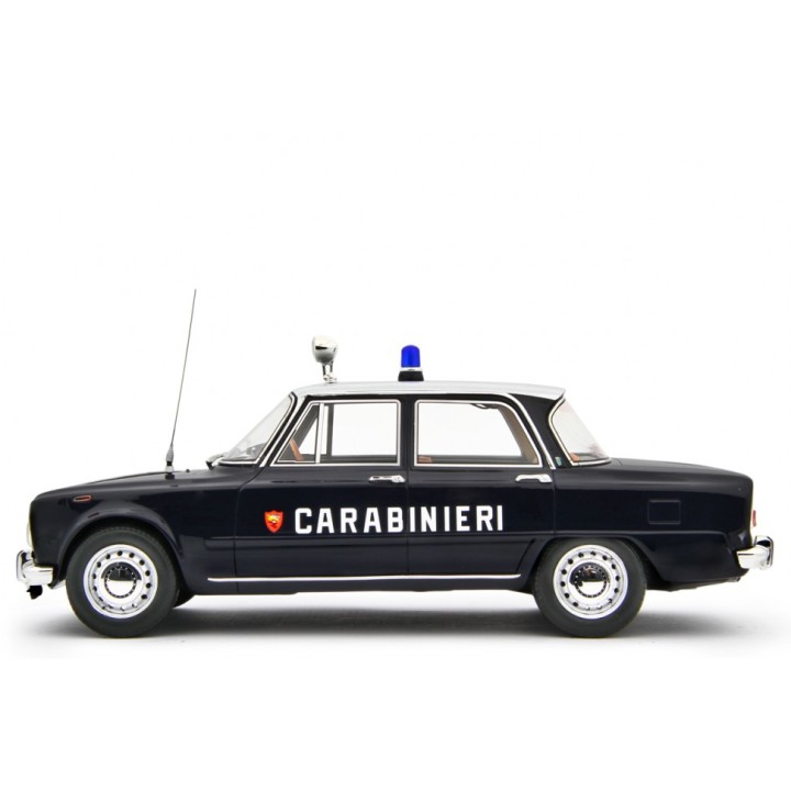 Alfa Romeo Giulia Super Carabinieri 1969 blue, Laudoracing-Model 1/18 scale