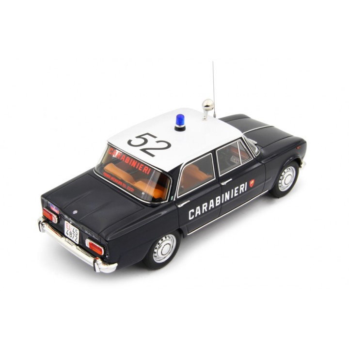 Alfa Romeo Giulia Super Carabinieri 1969 modrá, Laudoracing-Model 1:18
