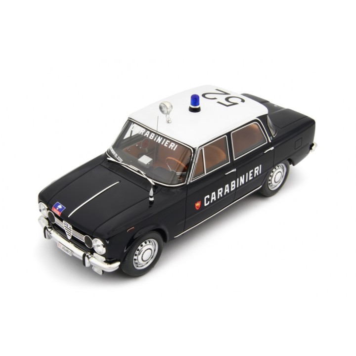 Alfa Romeo Giulia Super Carabinieri 1969 modrá, Laudoracing-Model 1:18