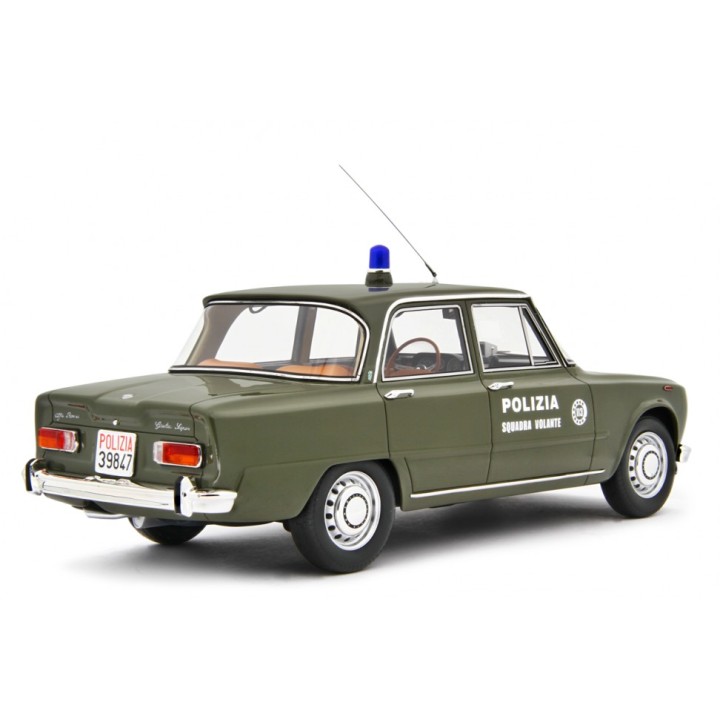 Alfa Romeo Giulia Super Polizia S.Volante 1969 green, Laudoracing-Model 1/18 scale