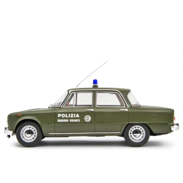 Alfa Romeo Giulia Super Polizia S.Volante 1969 green, Laudoracing-Model 1/18 scale