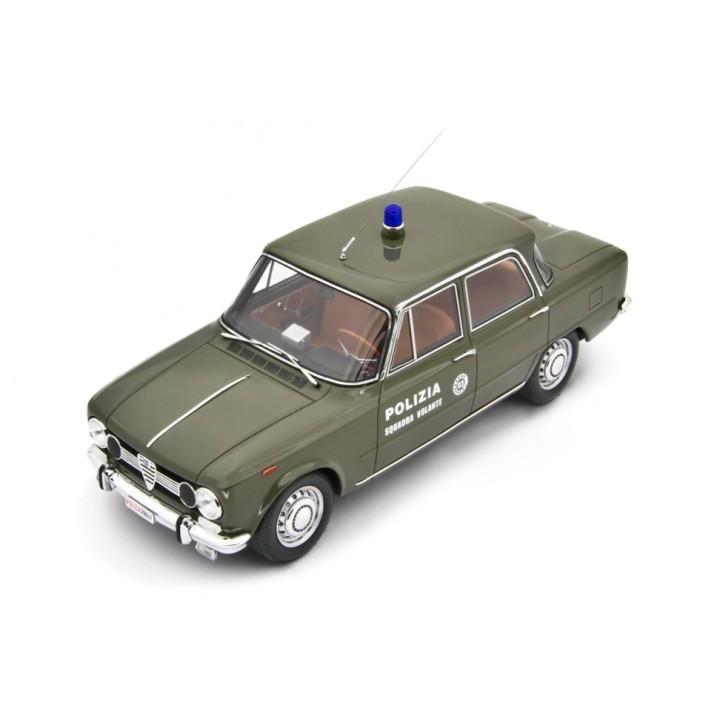 Alfa Romeo Giulia Super Polizia S.Volante 1969 zelená, Laudoracing-Model 1:18