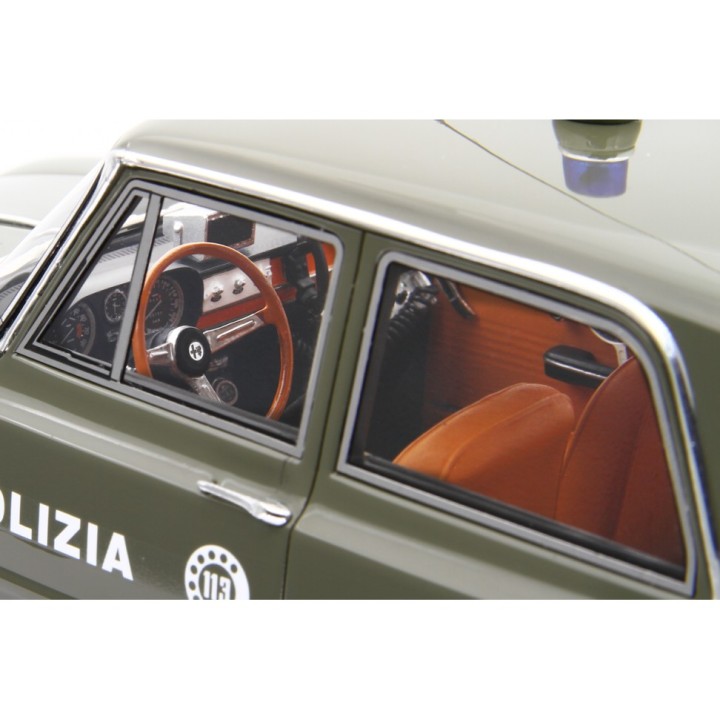 Alfa Romeo Giulia Super Polizia S.Volante 1969 green, Laudoracing-Model 1/18 scale